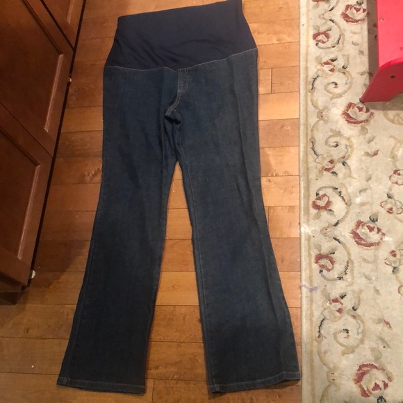 New Additions Maternity Denim Jeans Sz 10 - Picture 1 of 6